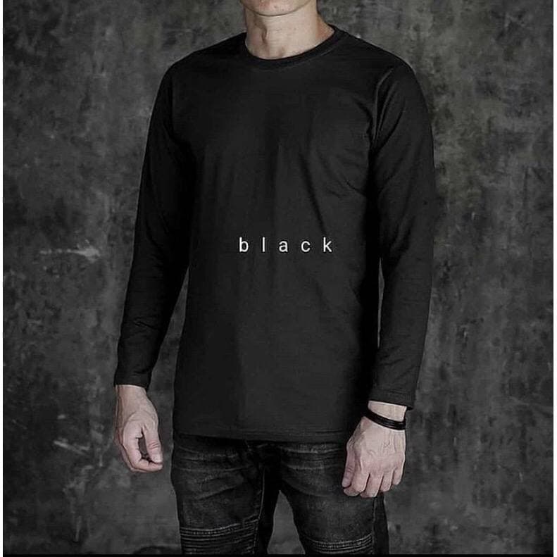 NEW official / PE Oneck kaos polos pria lengan panjang / kaos polos panjang | kaos lengan panjang