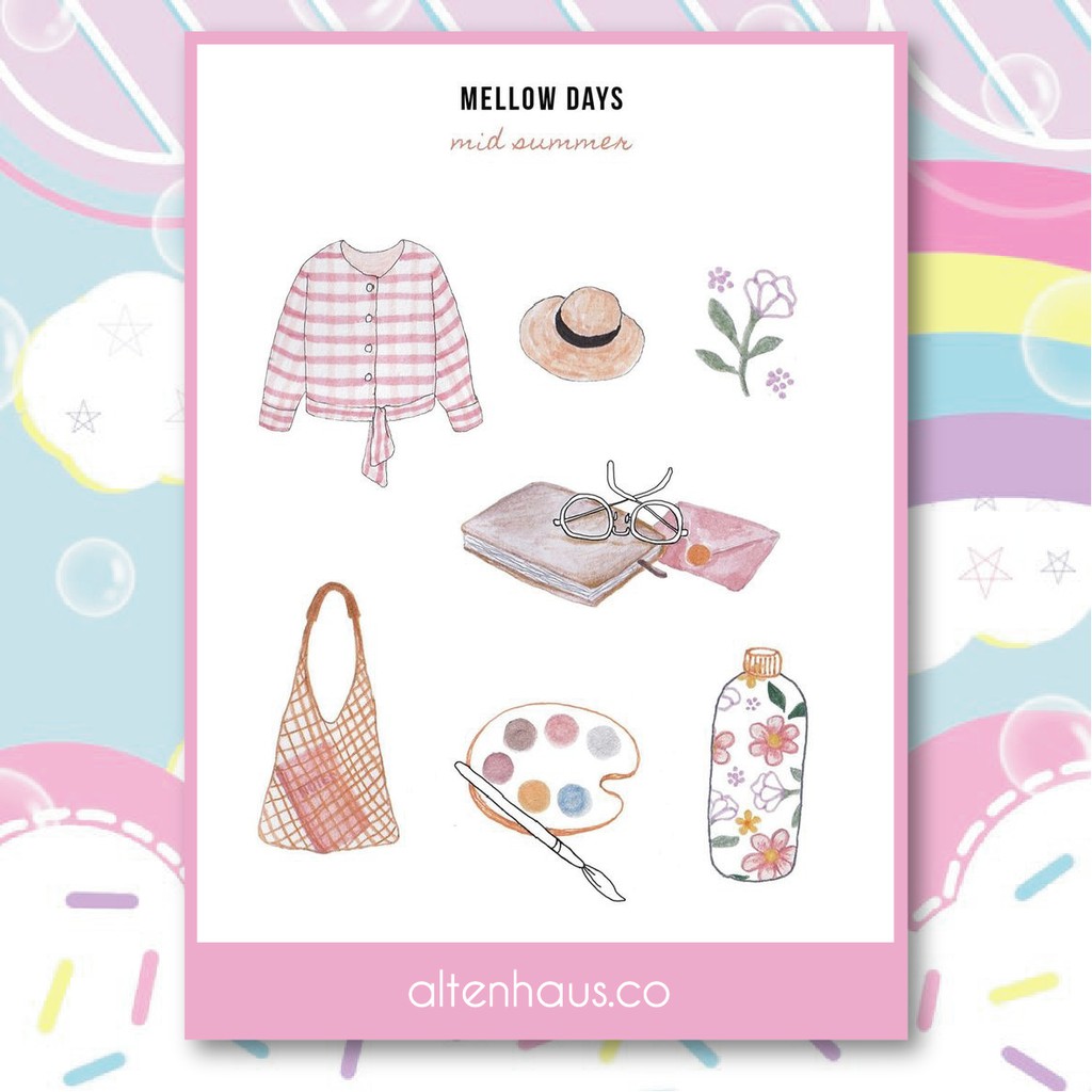 

STICKER SET MID SUMMER Edition + CUTTING MESIN
