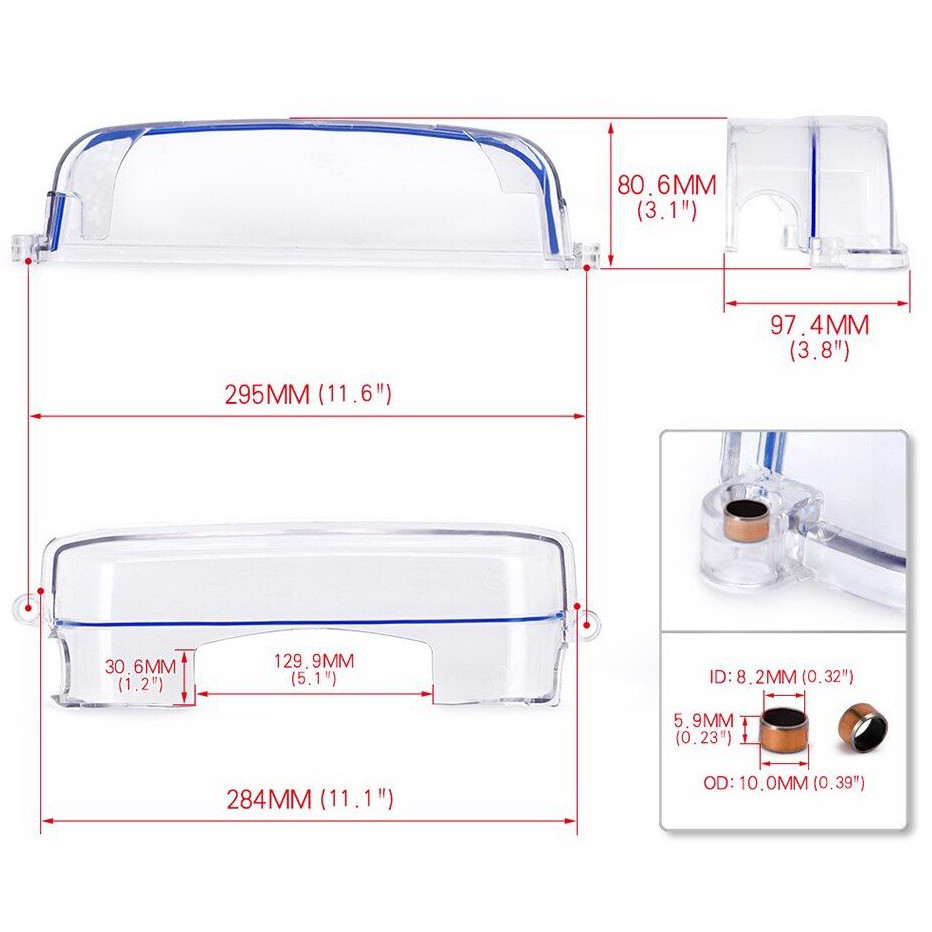 COVER TIMING BELT 2JZ 2JZGTE TRANSPARANT HIGH TEMPERATURE