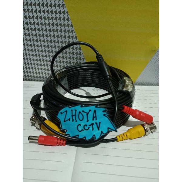 kabel cctv 20m jek bnc