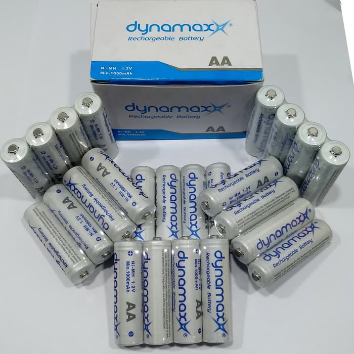 BATERAI CAS SIZE AA 1000mAh RECHARGEABLE DYNAMAX / BATERE CAS ISI ULANG VA173