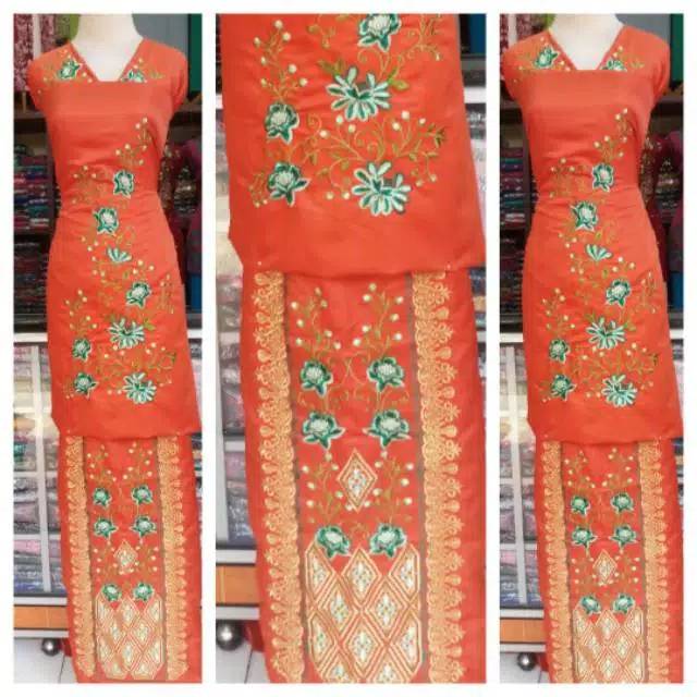 Bahan/Bakal Baju Kurung Songket Melati