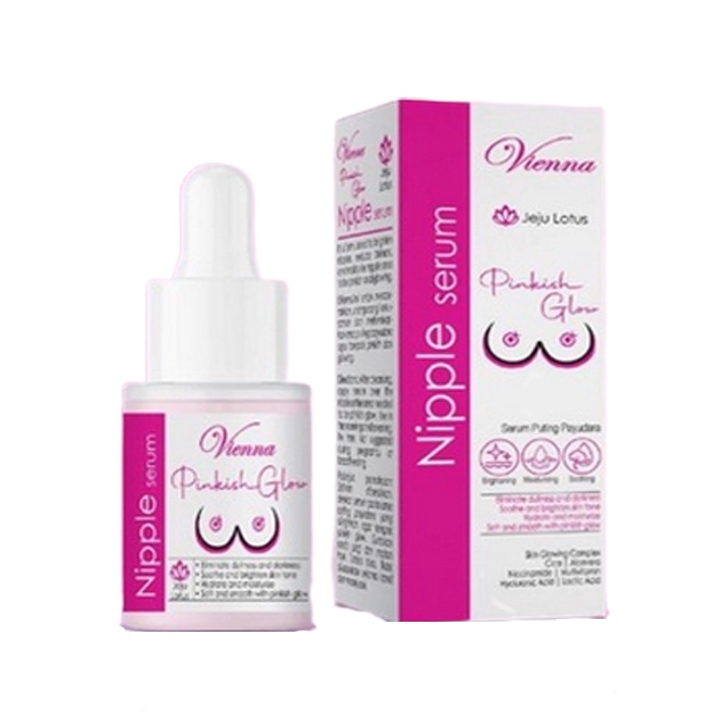 Vienna Jeju Lotus Pinkish Glow Nipple Serum 15ml - Serum Puting Payudara