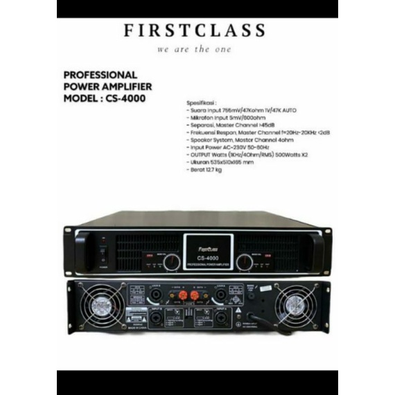 power ampli firstclass CS 4000 cs4000