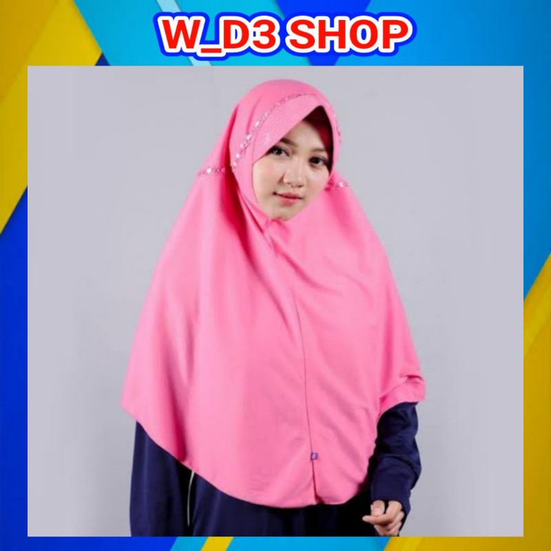 kerudung sekolah TK/SD/SMP/SMA HEMY  pita atas  assilmiofficialstore