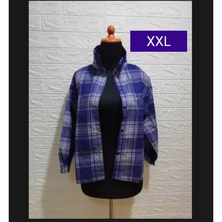 KEMEJA GUILEN L XL XXL Tangan Balon-Nevi XXL