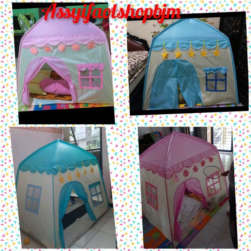 tenda anak bentuk rumah princess