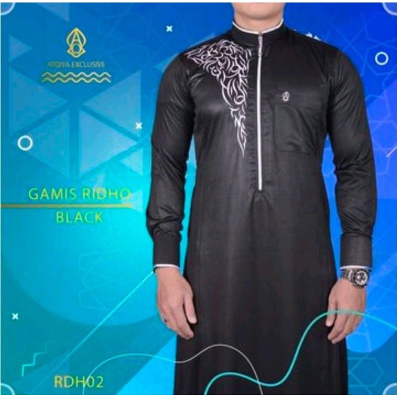 Gamis jubah pria Atqiya Ridho Saudi EXCLUSIVE jubah kekinian jubah pria keren