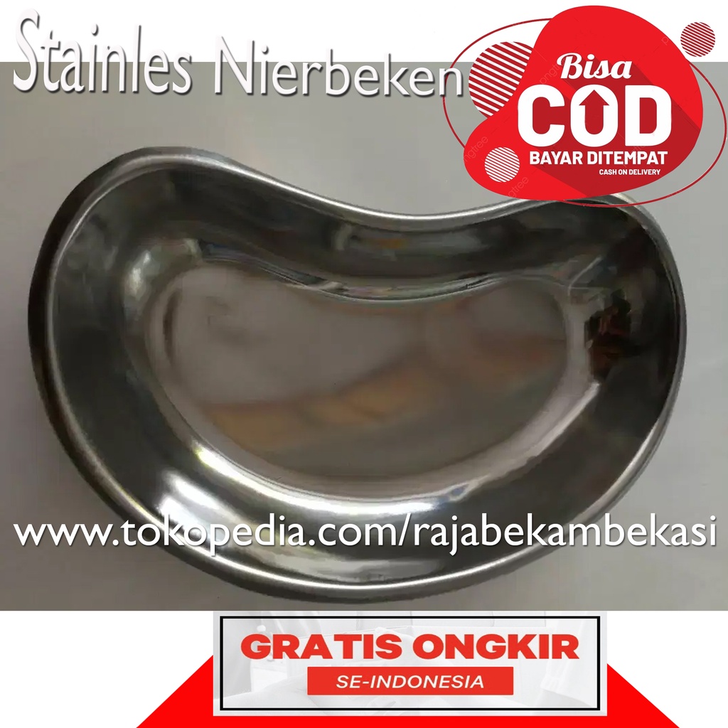 Nierbeken Bengkok 23cm Besar/ Stainless Waskom Bengkok 23cm