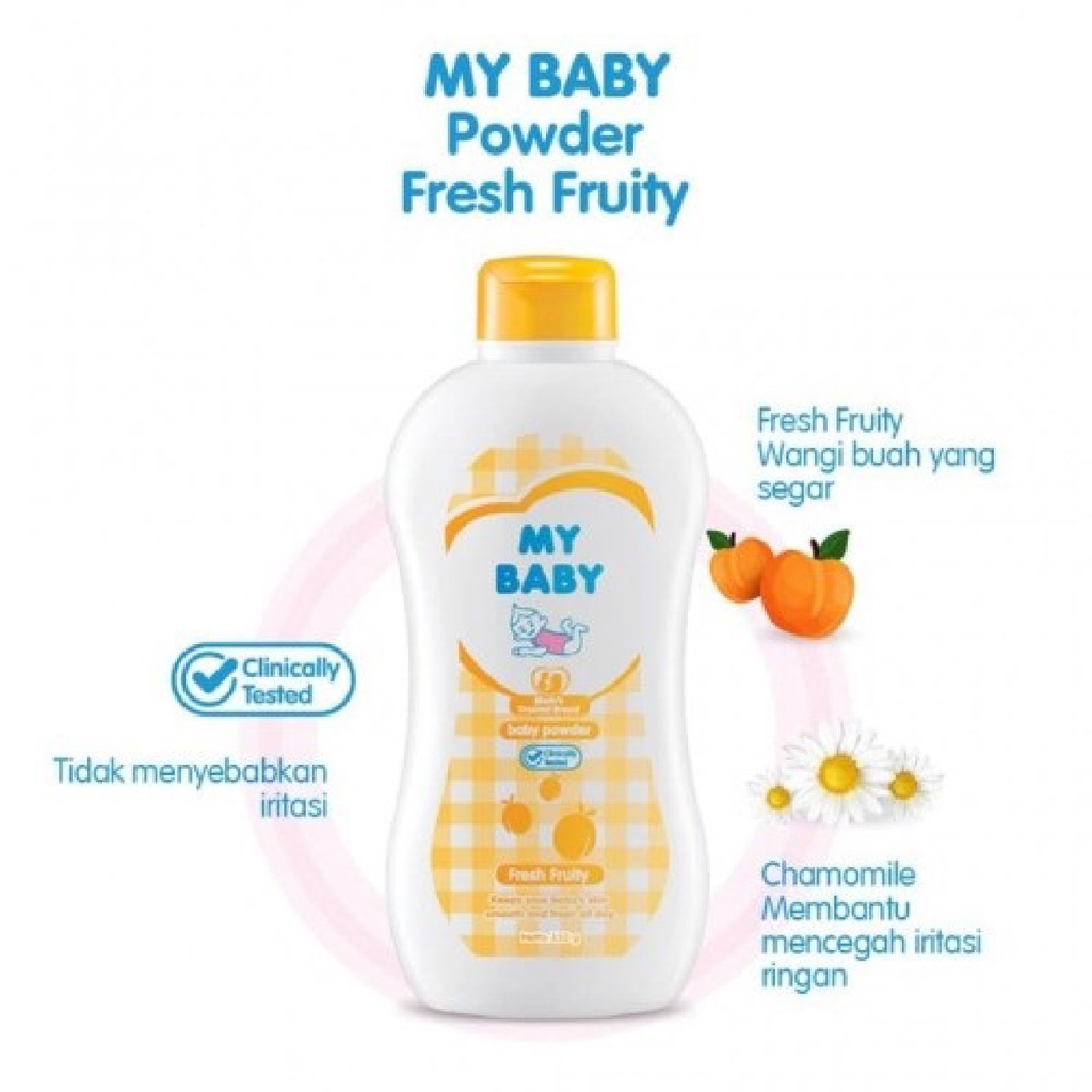 My Baby Powder Extra 350g + 88g Bedak Bayi - Bedak Bayi My Baby - My Baby Powder Extra 25% - Bedak B