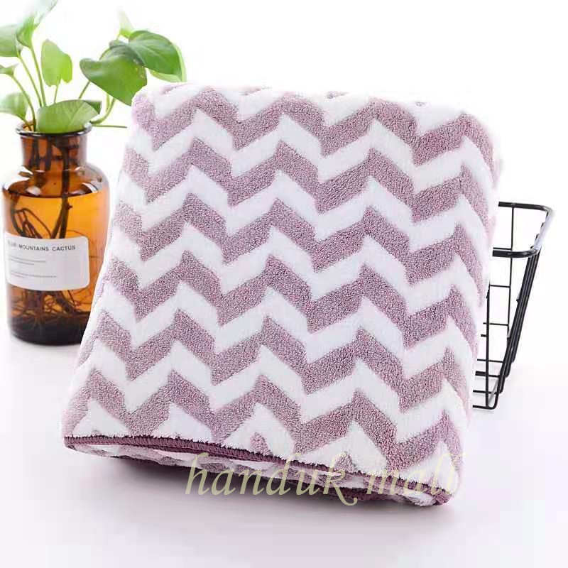 Handukmall Handuk 80x160cm Handuk Mandi Handuk Dewasa  Daya Serap Tinggi Big Zigzag