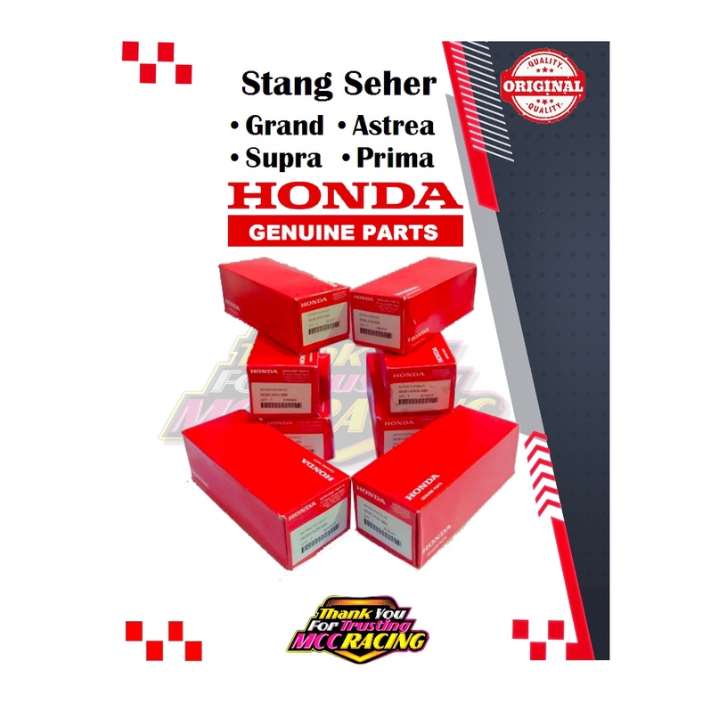 STANG SEHER SUPRA GRAND ASTREA PRIMA STANG PISTON SUPRA X LAMA ORIGINAL ASTRA HONDA MOTOR 06381-KEV-