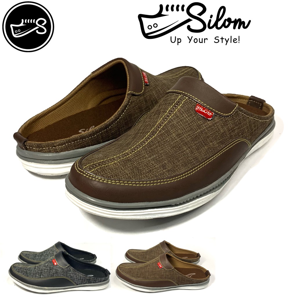 sepatu pria sandal slop Silom B-02  size 39-43!!!