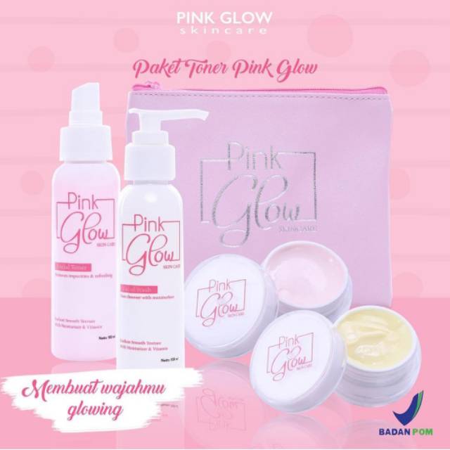 pink glow skincare