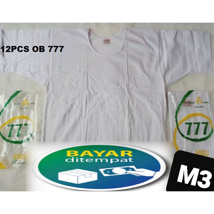 KAOS OBLONG PRIA MEREK 777 KAOS OBLONG KATUN KAOS OBLONG KAOS DALEM PRIA KAOS DALAM OBLONG Kaos Dala