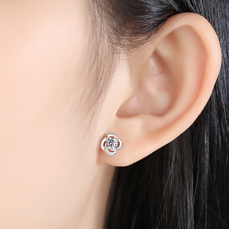925 sterling silver asli anting-anting wanita fashion perhiasan anting [tidak ada alergi dan tidak memudar]-4