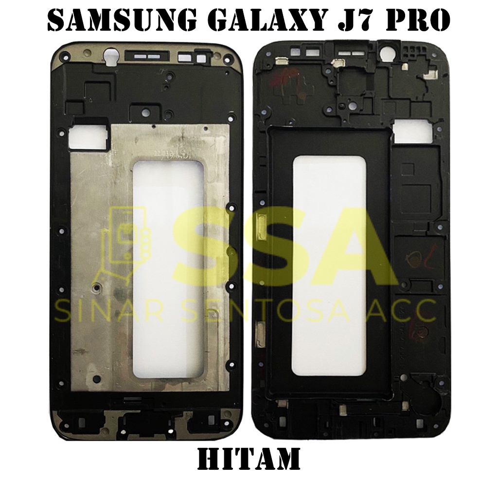 Tulang Tengah Middle Frame LCD Samsung Galaxy J7 Pro J730 Original 100% Tulang Casing Bezel Bezzel Bazel Handphone HP Ori Original Awet Murah J7Pro J 730