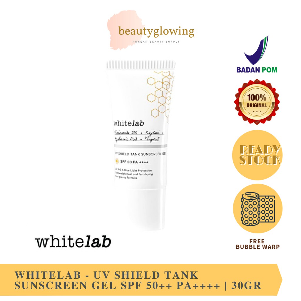 [BPOM] WHITELAB UV Shield Tank Sunscreen Gel SPF 50++ PA++++