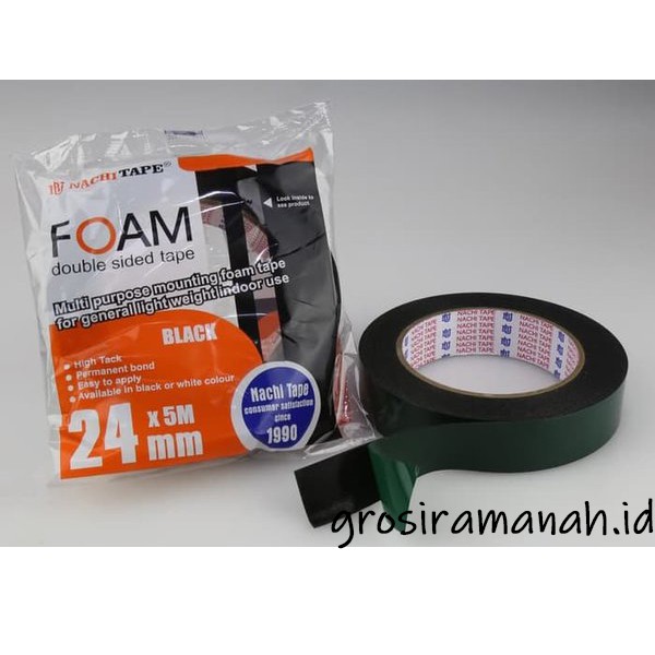 grosiramanah [TERMURAH] Isolasi Double Tape Foam Nachi 24 mm x 5 m