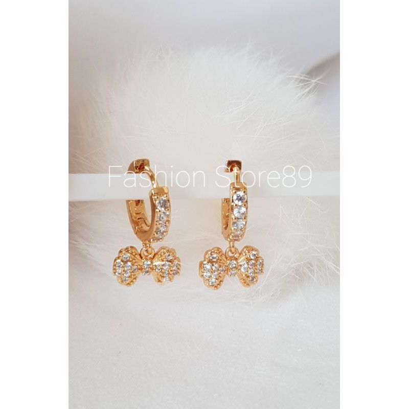 Anting Import Pita Full permata Anting Jepit Xuping Yaxiya Impor fashion