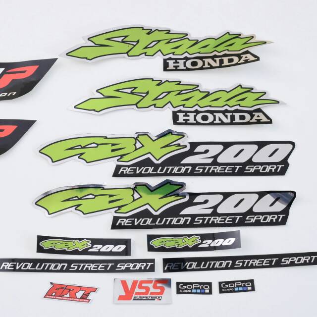 Stiker Sticker Decal Honda Strada CBX 200 Tiger Revo Tiger 2000