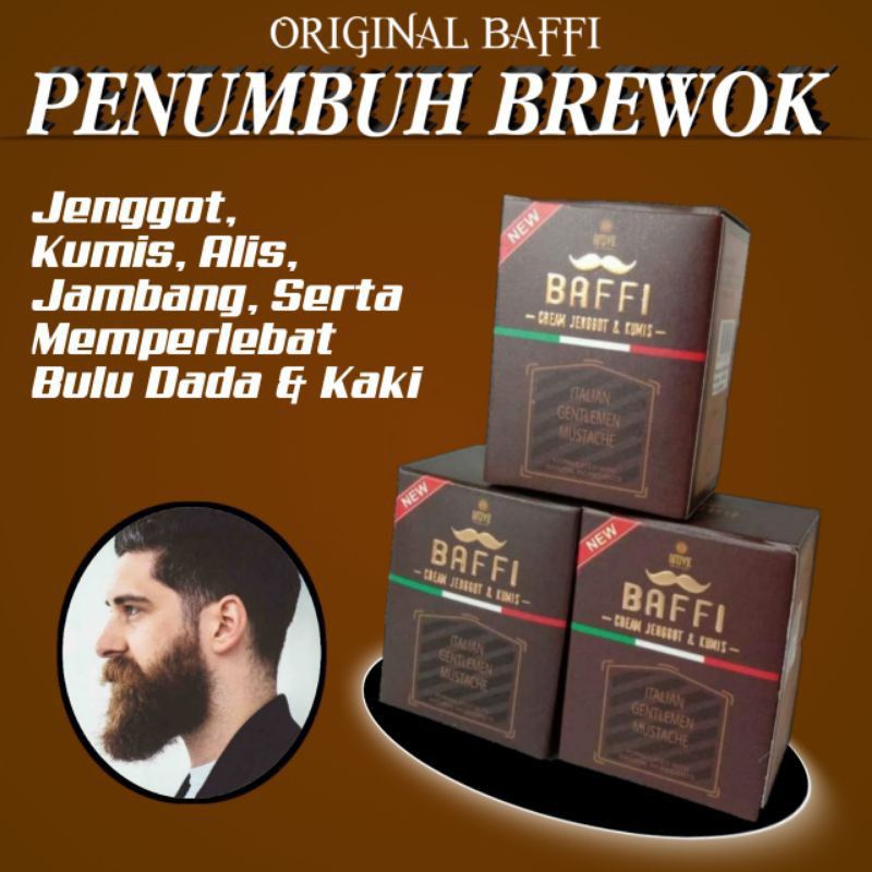 Cream Penumbuh Brewok, Rambut Jambang, Kumis 100% Ori