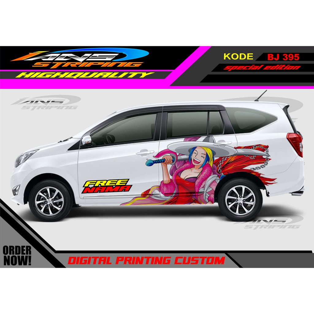 STIKER DECAL STICKER MOBIL SIGRA, AVANZA, DATSUN, ERTIGA / STIKER MOBIL / VARIASI STIKER MOBIL