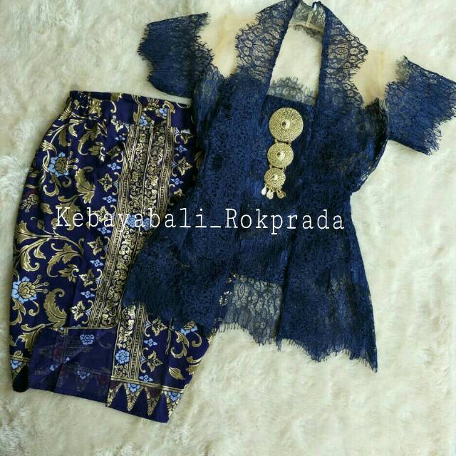 Kebaya kutubaru modifikasi 1 set