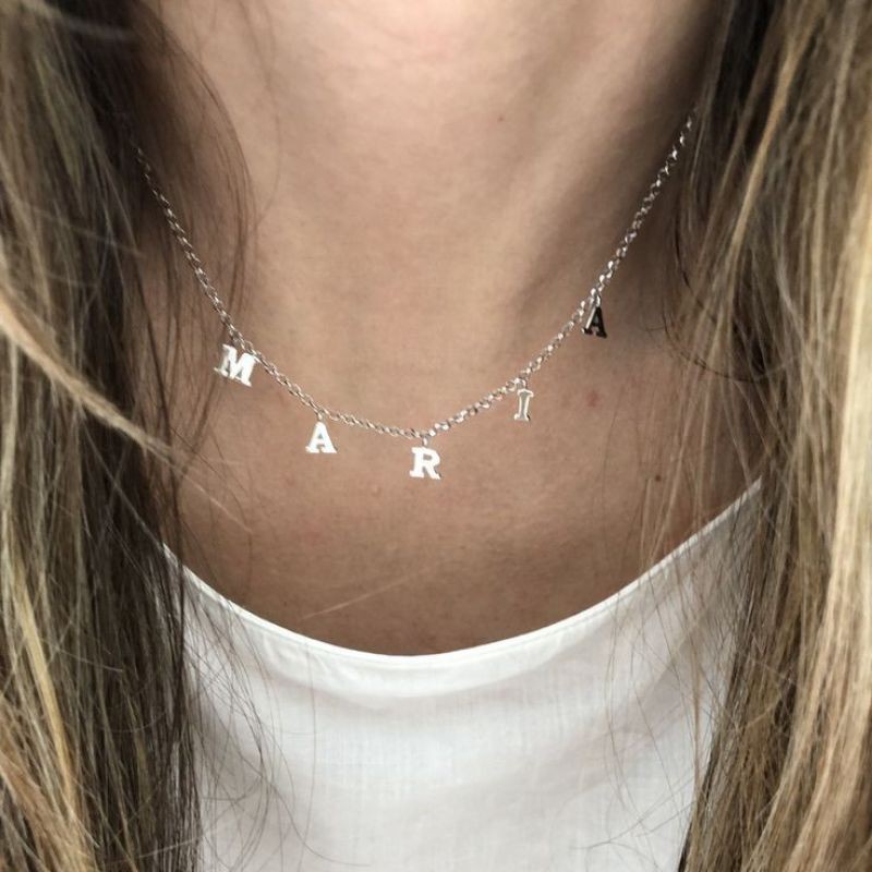 Kalung nama jedar 1 layer