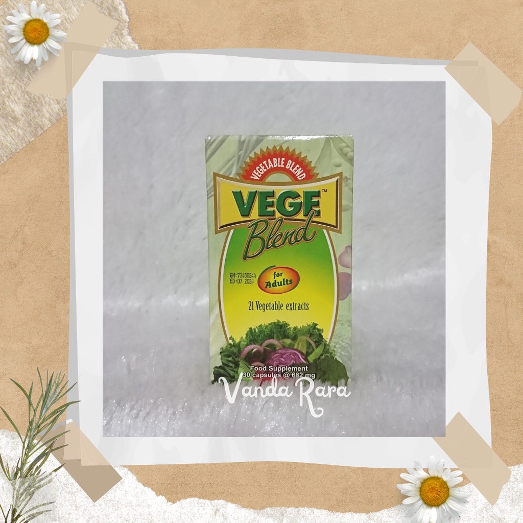 Vegeblend For Adults 30 Kapsul Ekstrak 21 Sayuran Untuk Dewasa'
