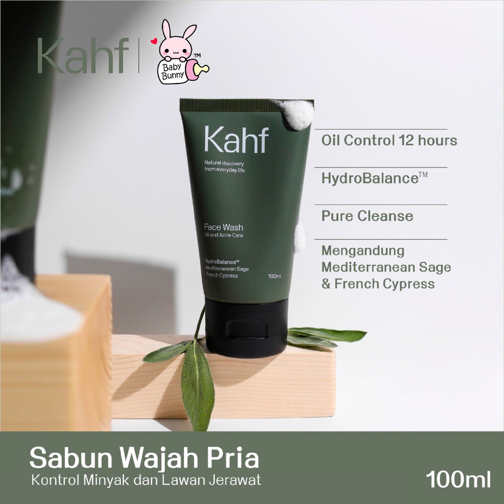 ❤ BELIA ❤ KAHF Skincare Cowok Halal (✔️BPOM) Face Wash Serum Jenggot Eau de Toilette Laki-laki Man