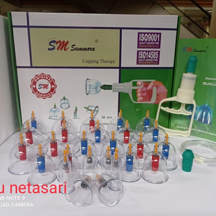 Jual New Alat Bekam Sammora Isi Sammora Cupping Kit Cupping