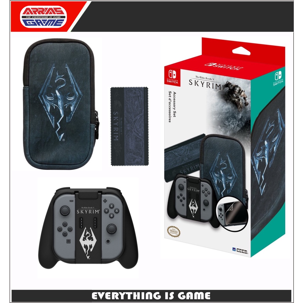 NINTENDO SWITCH HORI THE ELDER SCROLLS V SKYRIM ACCESSORY SET - ACCESSORY SET NINTENDO SWITCH HORI T