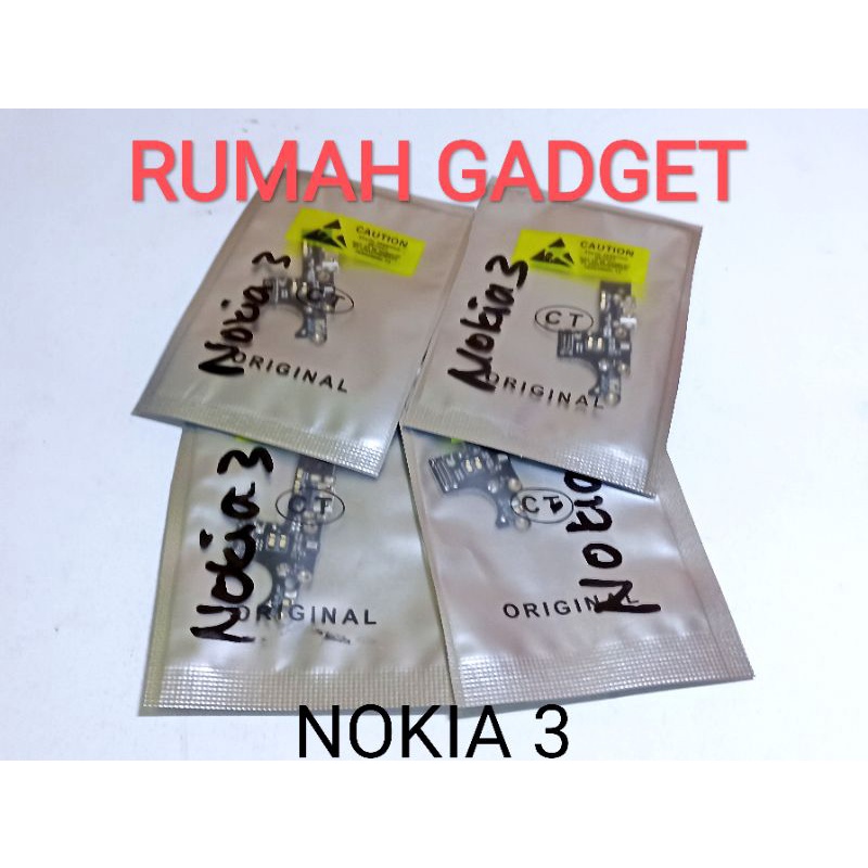 FLEXIBLE NOKIA 3 TA1032 PAPAN CHARGER NOKIA N3 TA-1032+IC