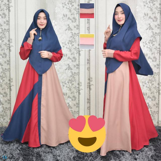 gamis moscrepe premium