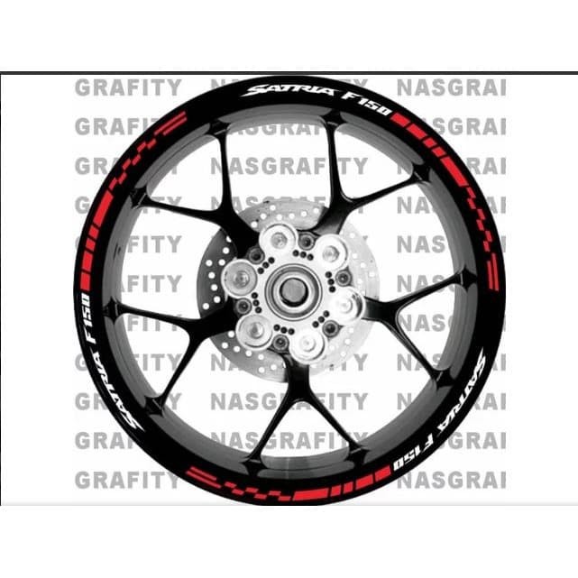 Cutting lis velg satria fu