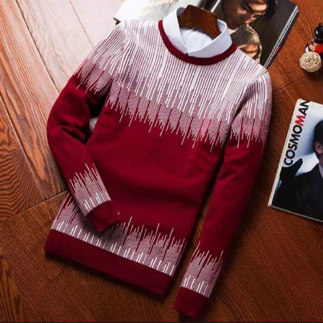 SWEATER RAJUT GRADASI TRIBAL KOREAN