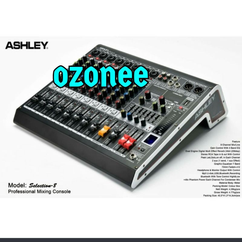 MIXER ASHLEY SELECTION 8 SELECTION 8 CHANNEL ORIGINAL