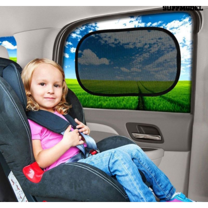 Tirai pelindung panas kaca mobil rumah sun shade car home anti UV BONUS SPION TEMPEL