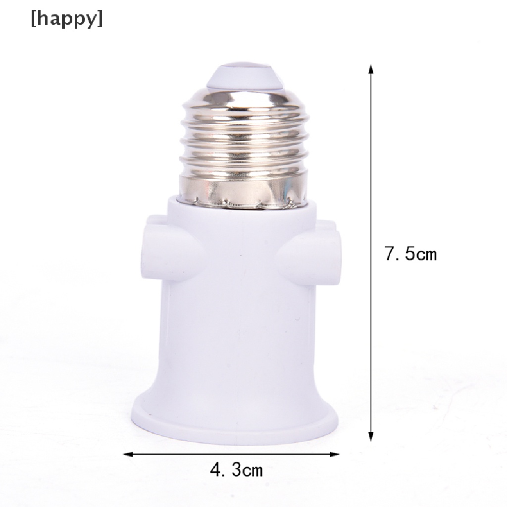 Ha Fitting Lampu Bohlam E27 Bahan Pbt Tahan Api Dengan Plug Eu