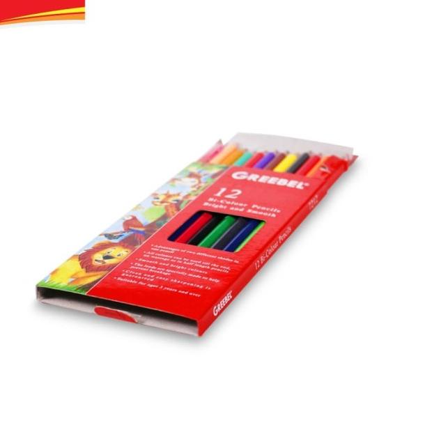 

۝ GREEBEL 7212 Pencil Bi-Color 12pcs (24 Warna) ☏