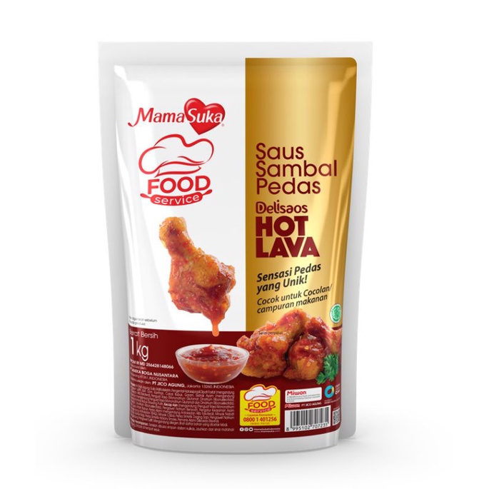 

Saus Sambal Pedas Hot Lava 1kg