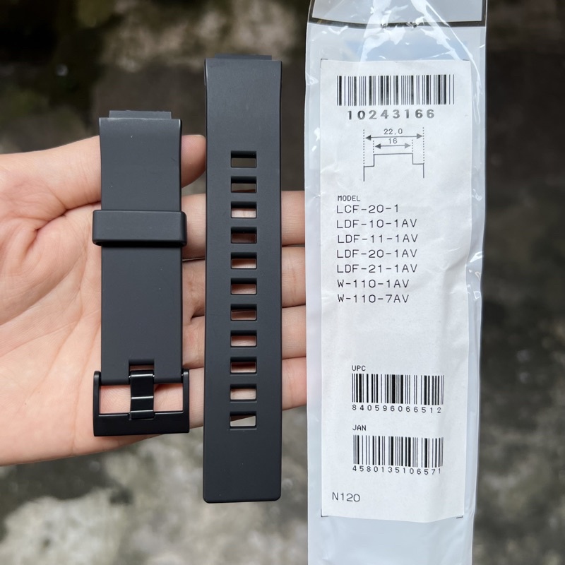 Strap tali jam tangan casio original LCF-20 1 LDF-10 LDF-11 LFD-20 LDF-21 band LCF 20 LDF 10 LDF 11 