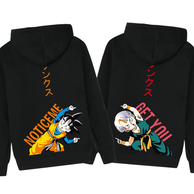 MYSTIQUE.ID-HOODIE COUPLE DRAGON BALL LUCU DAN AESTHETIC