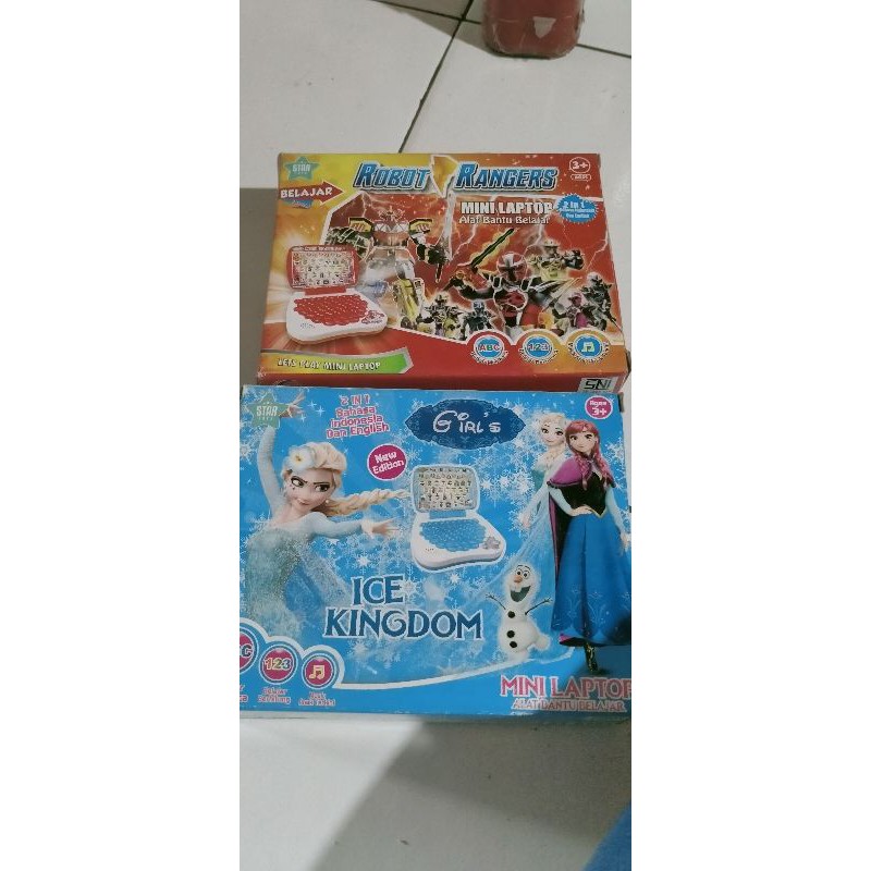 MAINAN MINI LAPTOP 2 BAHASA ARAB INGGRIS