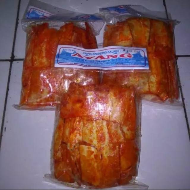 

kripik singkong balado ayang khas minang