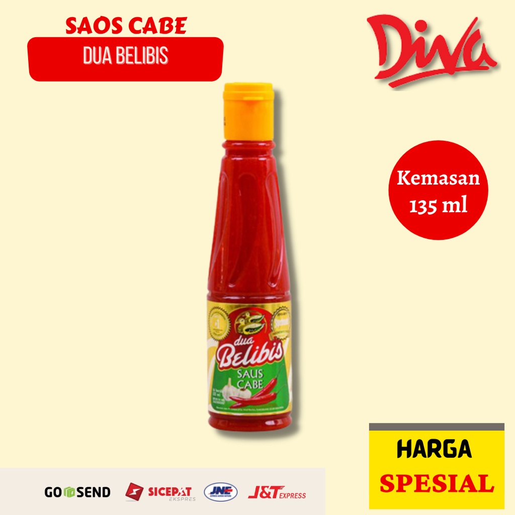 

[135 ml ] Saos Cabe dua belibis / Saus sambal