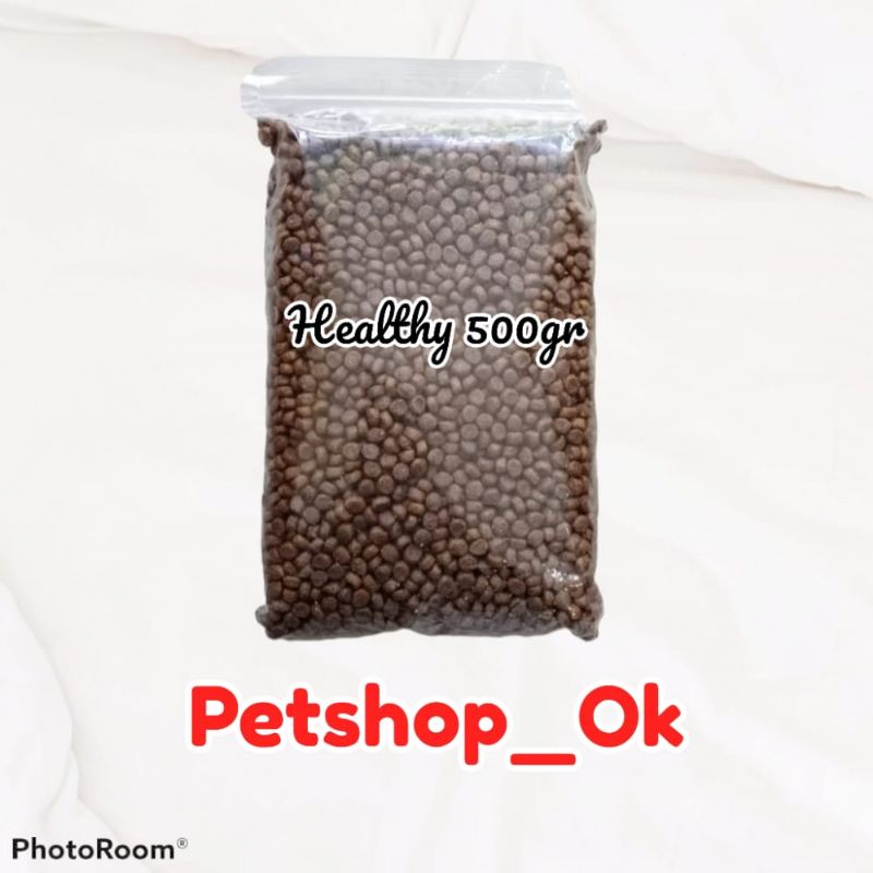 Healthy pet Repack 500gr / Makanan kucing semua umur