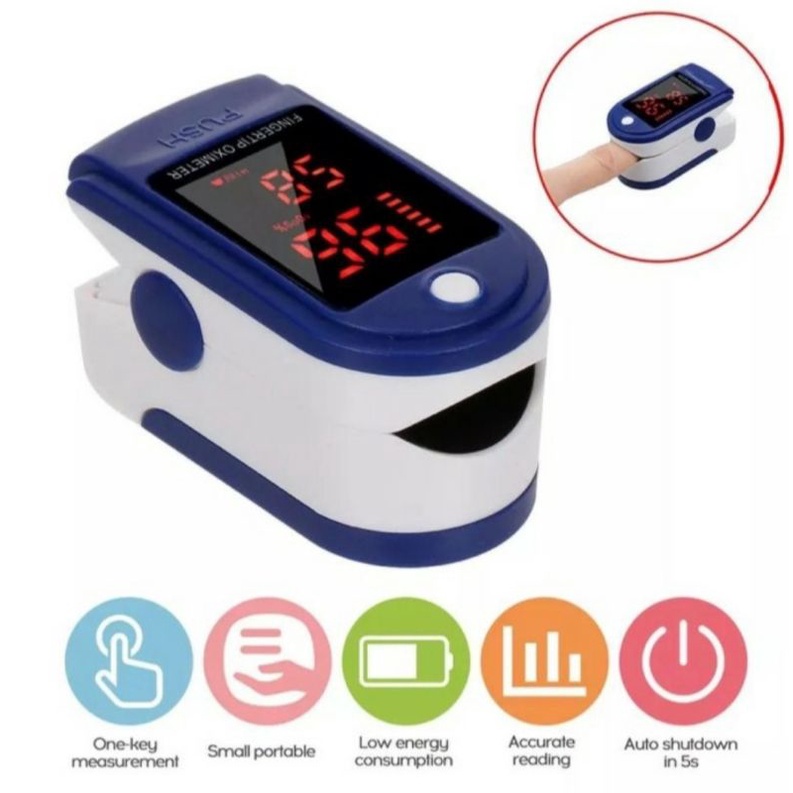 Pulse oxymeter Best seller/ Pulse Oximeter menditeksi kadar O2 oksigen