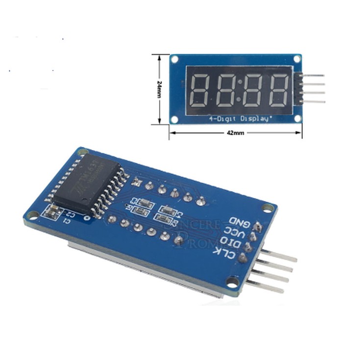 LED 7 segment Arduino TM1637 4 digit Digital Tube Clock Display Module